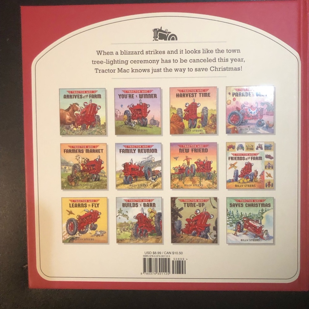 Tractor Mac Saves Christmas Book - Picture 4 of 6